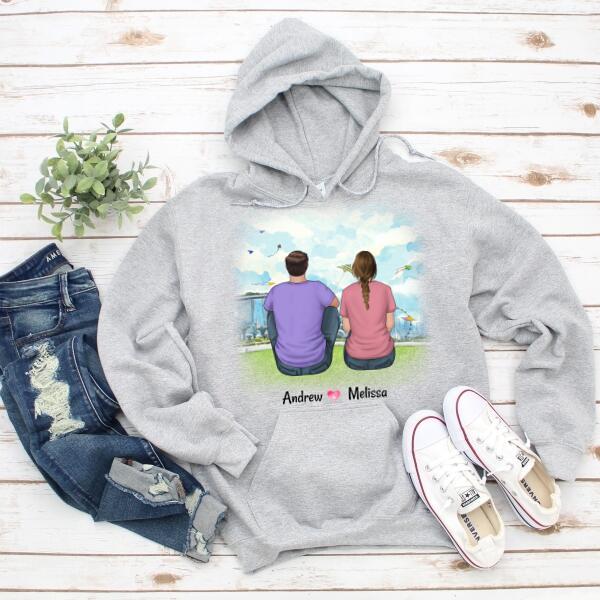 Personalized Best Couple Hoodies – Best Gift For Marriage Couple – Custom Couple Gifts