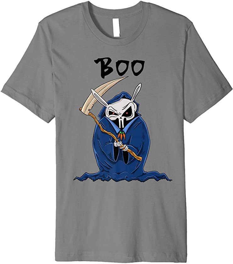 bunny, Boo, grim reaper, Funny Premium T-Shirt