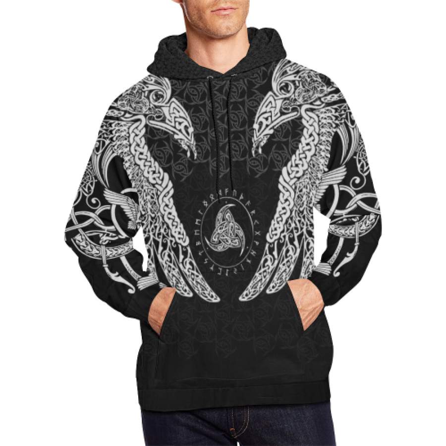 Viking Hoodie – Muninn Pullover A8