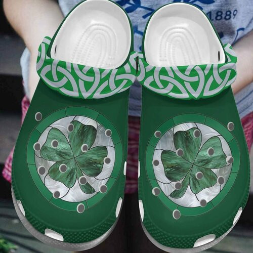 St Patricks Day Irish Shamrock Crocband Shoes