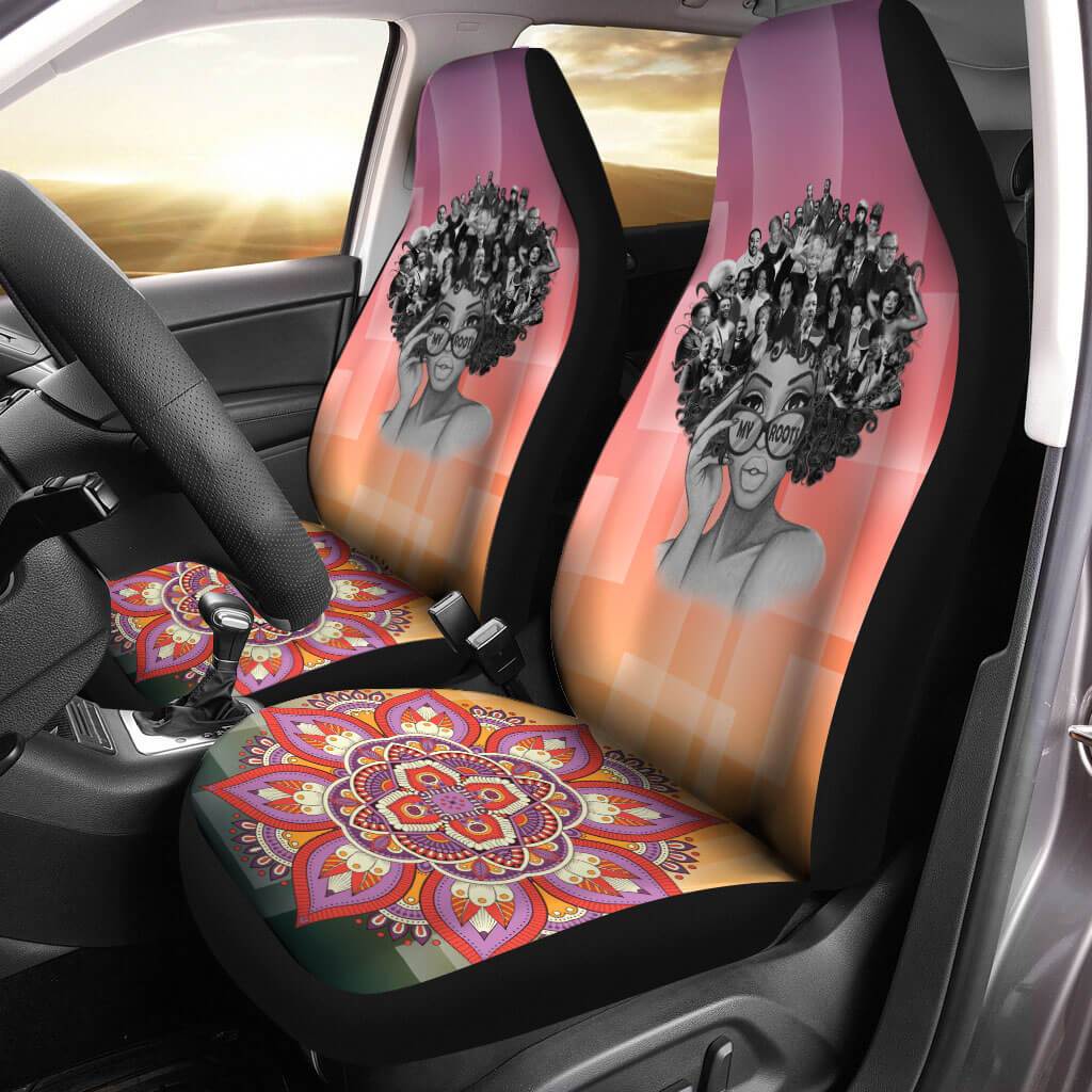 Melanin Automotive Seat Covers My Roots Back Seat Covers