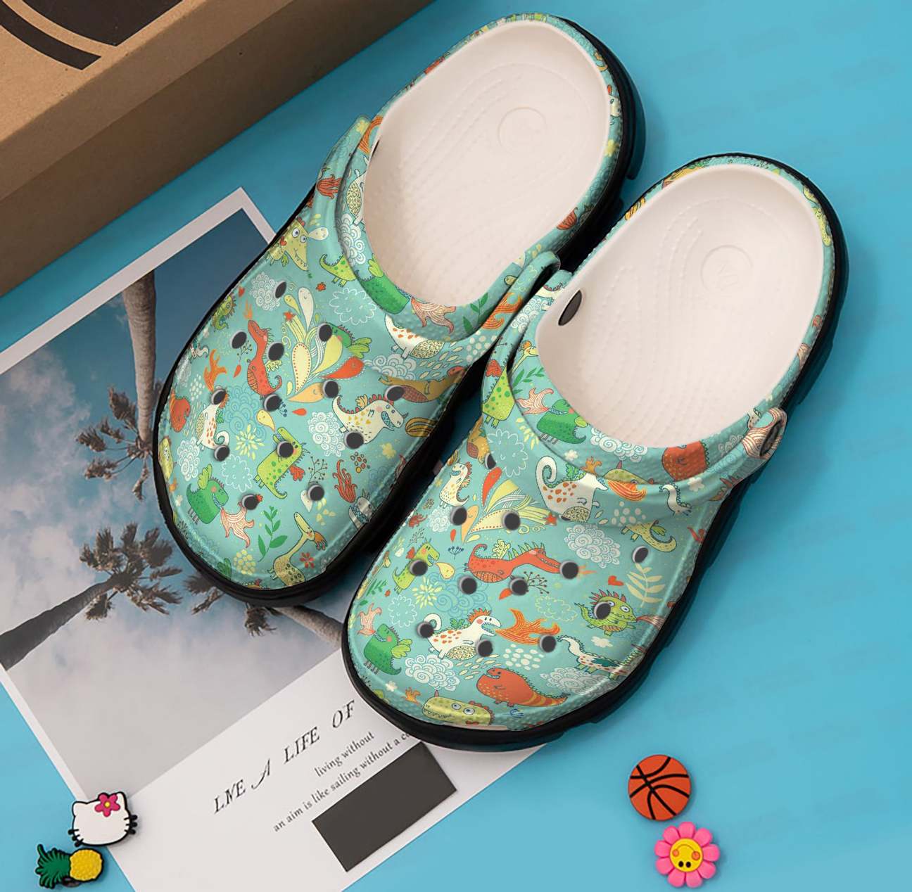 Dragon Personalized Clog, Custom Name, Text, Color, Number Fashion Style For Women, Men, Kid, Print 3D Dragon Pattern