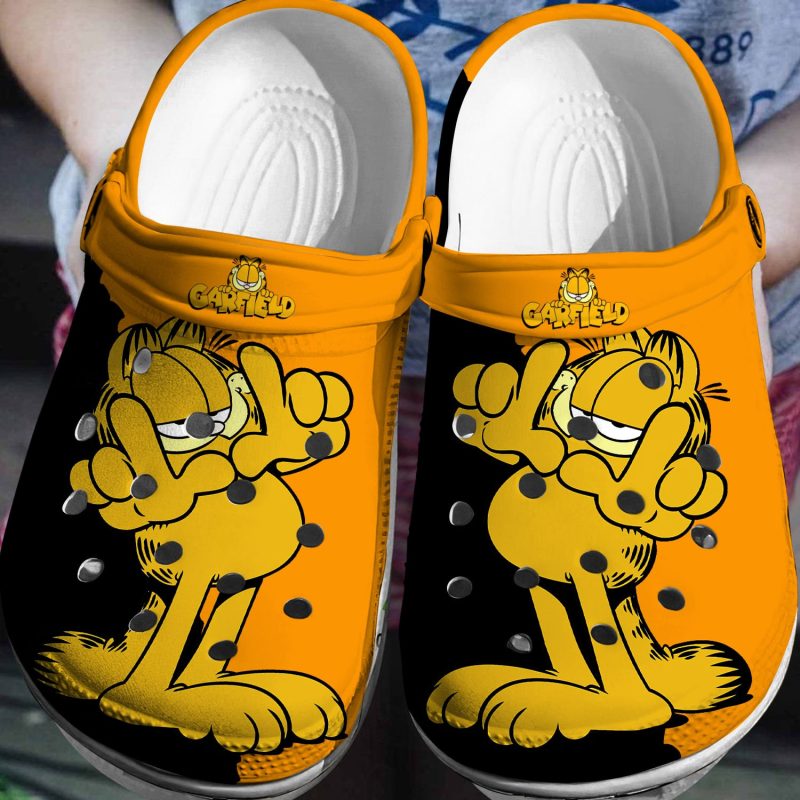 Garfield Crocs Crocband Comfortable Shoes Clogs for men women kids