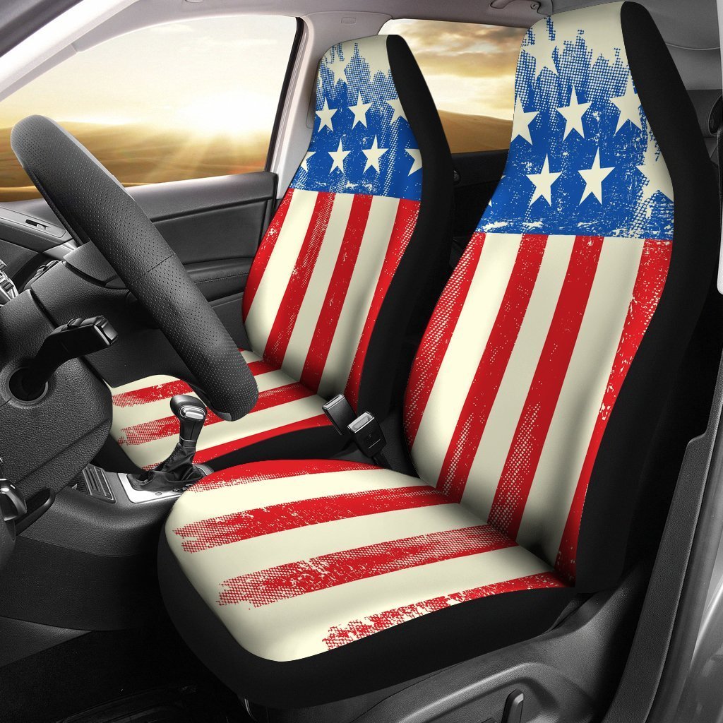 American Flag Custom Car Seat Covers 191121