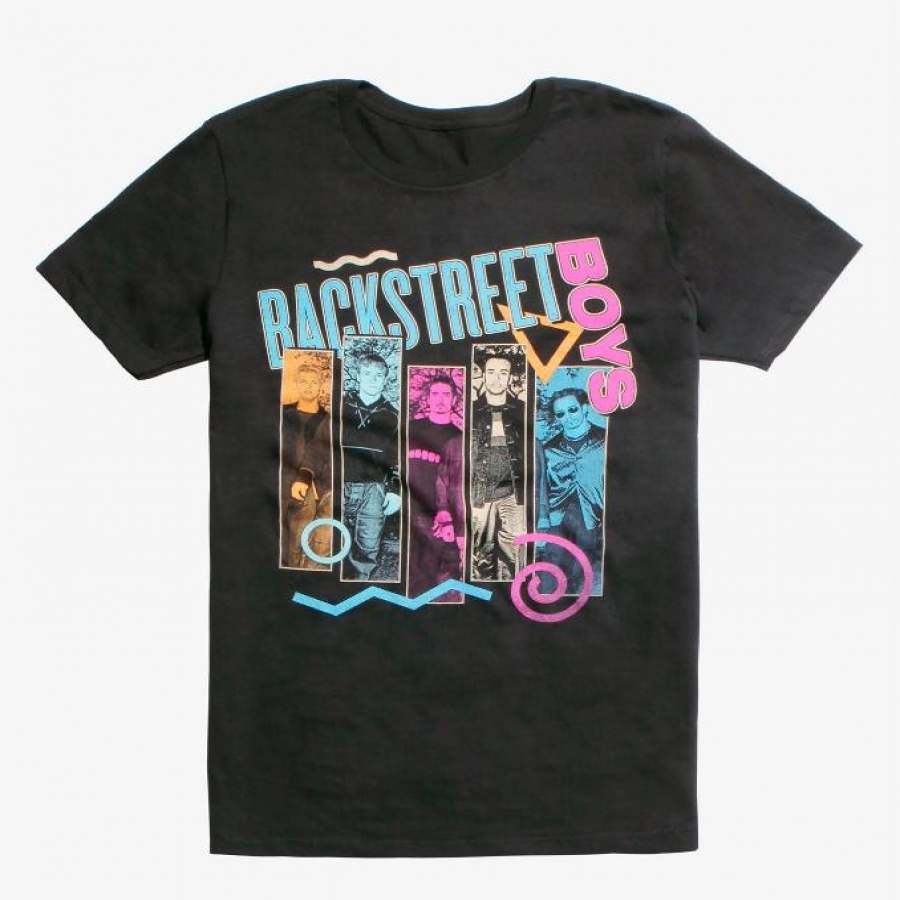 Backstreet Boys 90S Bar Photos T-Shirt