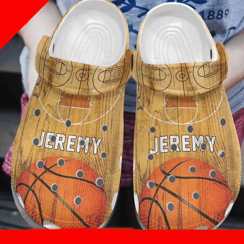 Basketball Custom Name Rubber clog Shoes Comfy Footwear