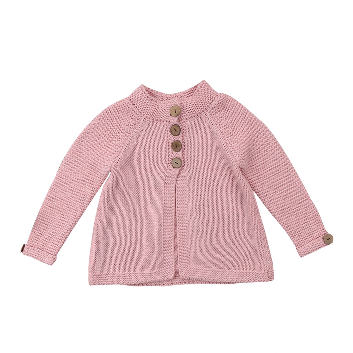 Sweet Toddler Kids Girls Long Sleeve Cloak Sweaters Button Knit Coat Clothes Outfit Autumn Spring Children’s Sweater alx