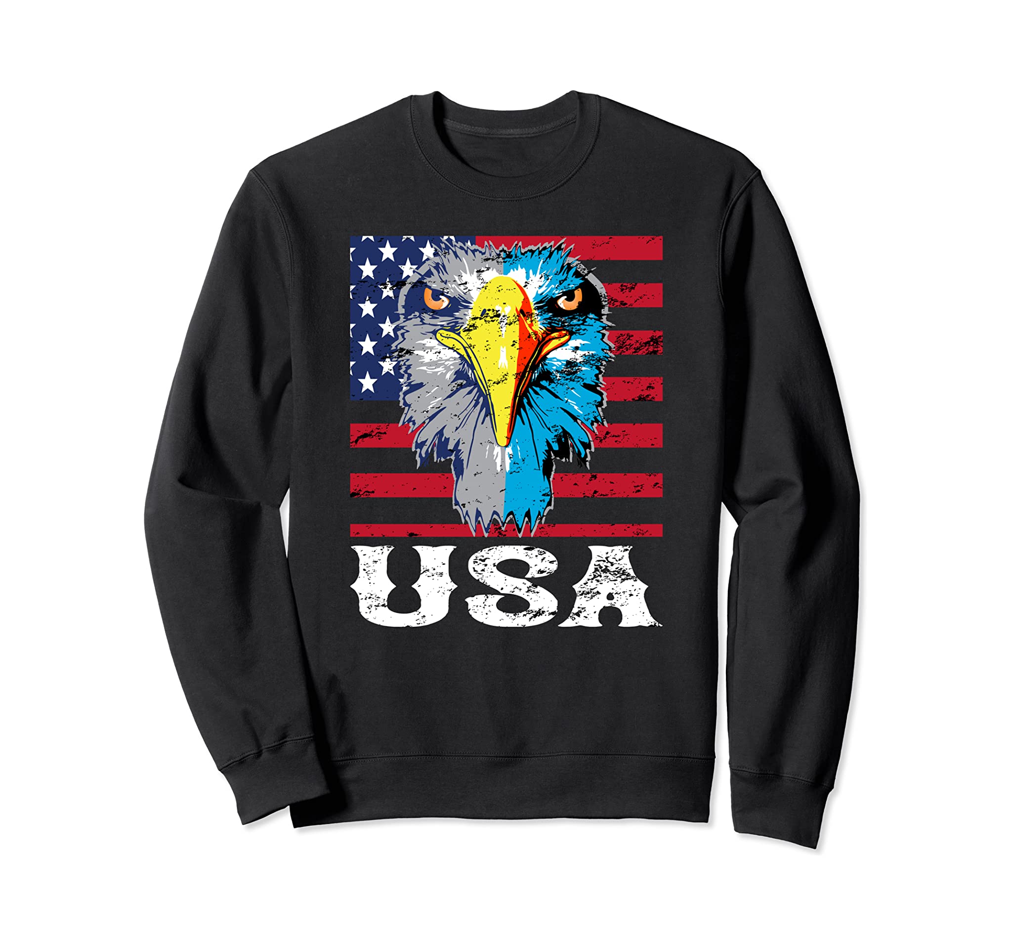 Eagle American 4th of July Patriotic Independence Day USA Sweatshirt