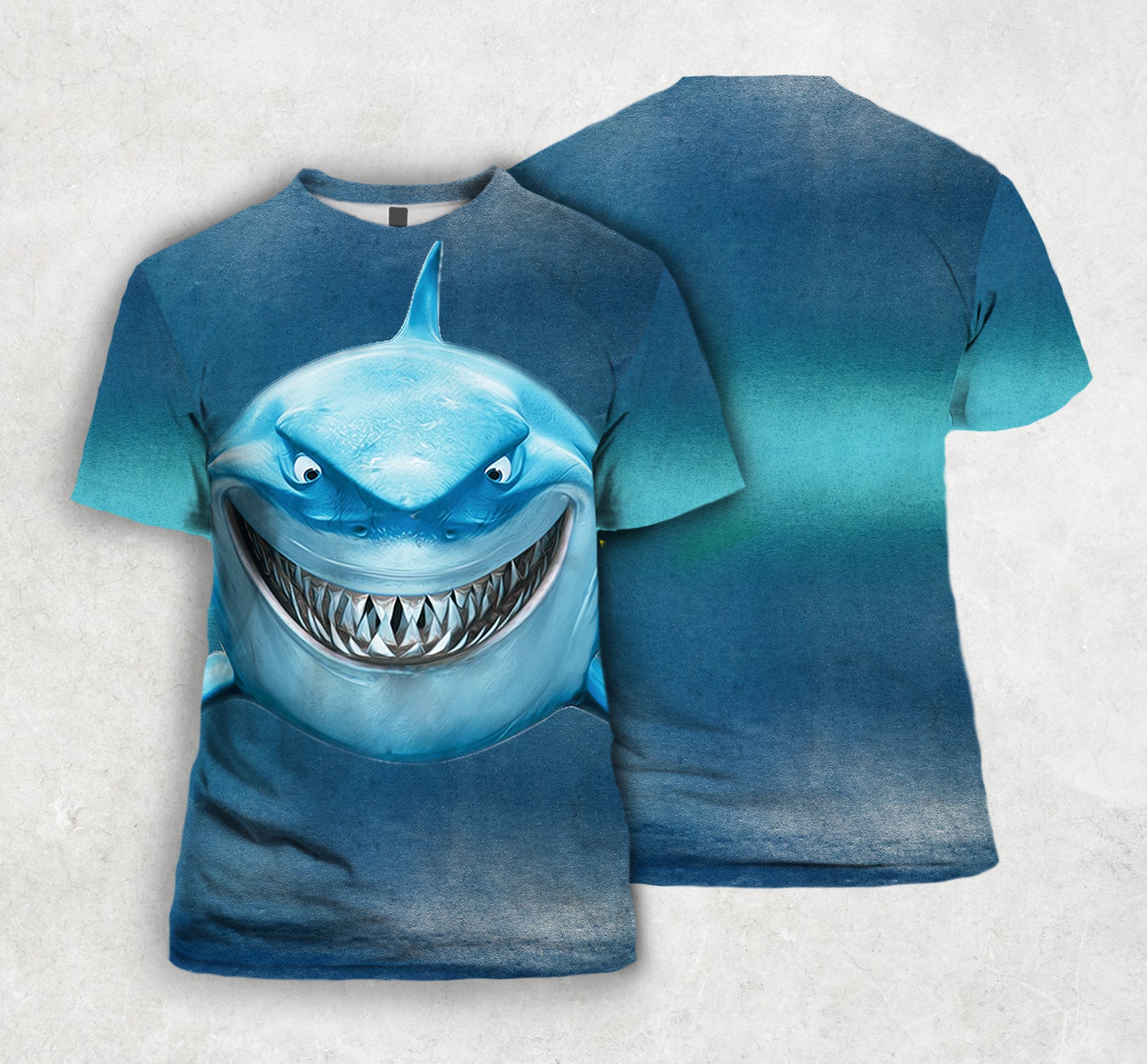 Shark Head All Over T-Shirt