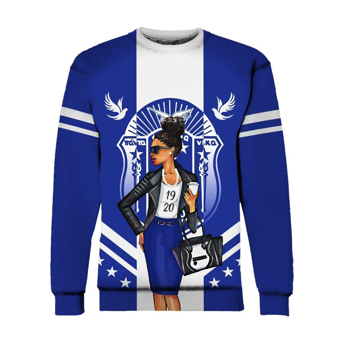 Sorority Sweatshirt – Lux Zeta Phi Beta Modern Girl Crewneck Sweatshirt