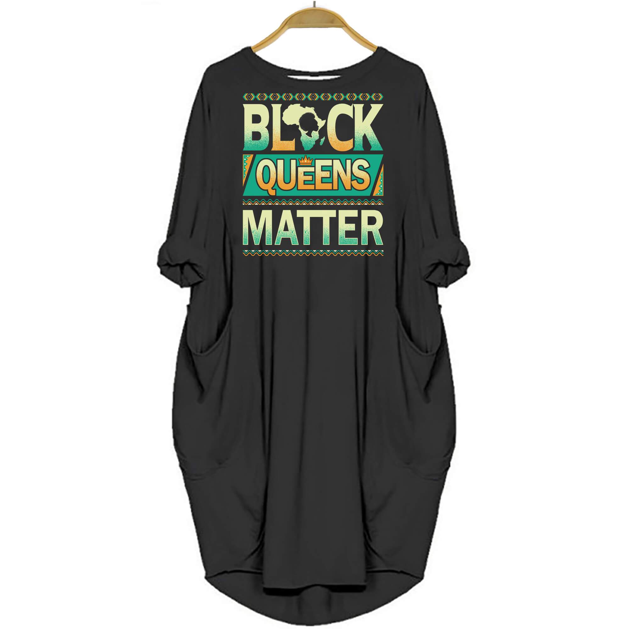 Black Queens Matter Shirt Melanin Women Dress Melanin Women Black History Month