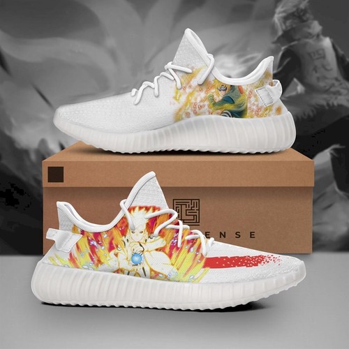 Best Minato Uzumaki Character Naruto Anime Yeezy Sneakers Shoes For Sale