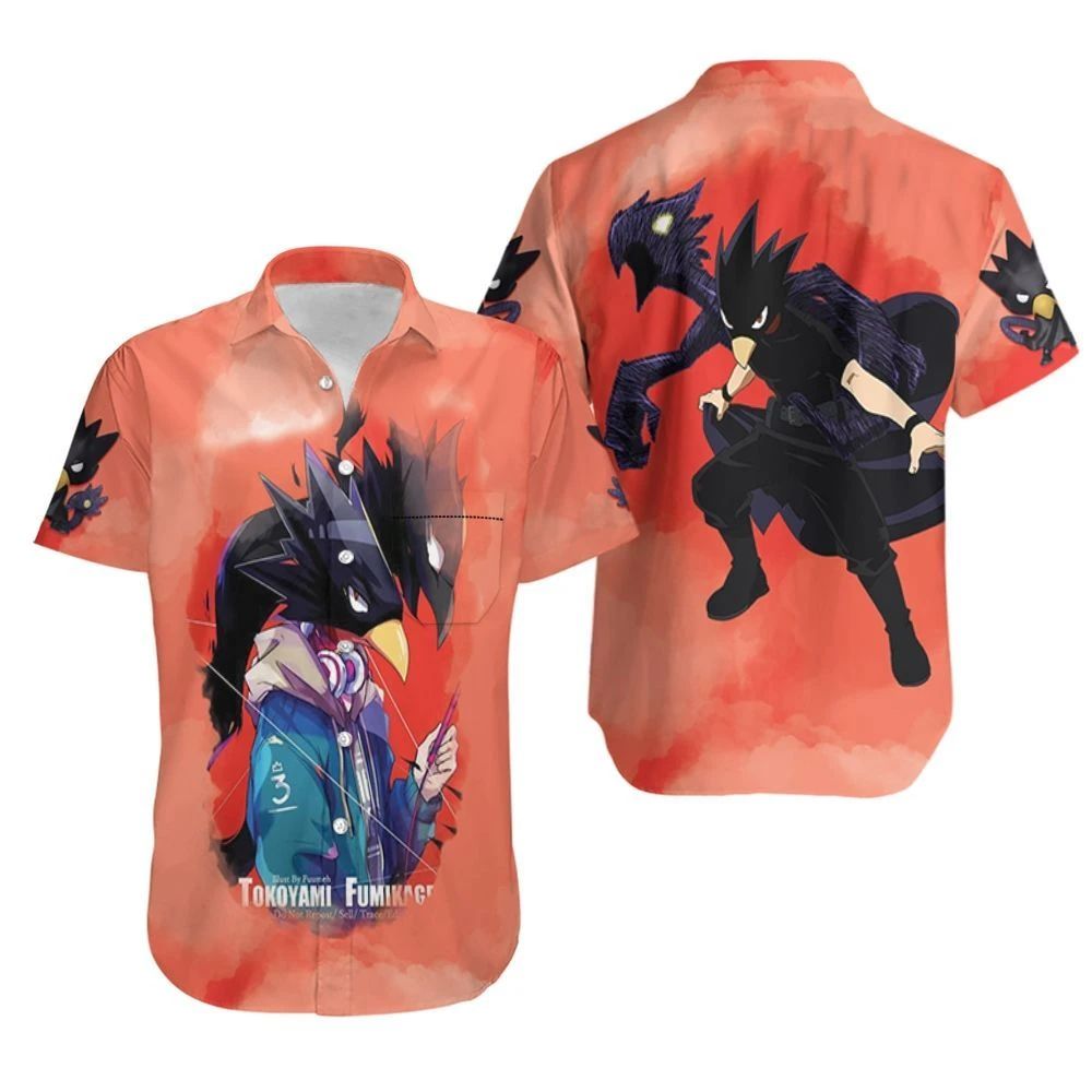 My Hero Academia Fumikage Tokoyami Crow For Fan Hawaii Shirt Combo Beach Ha44628