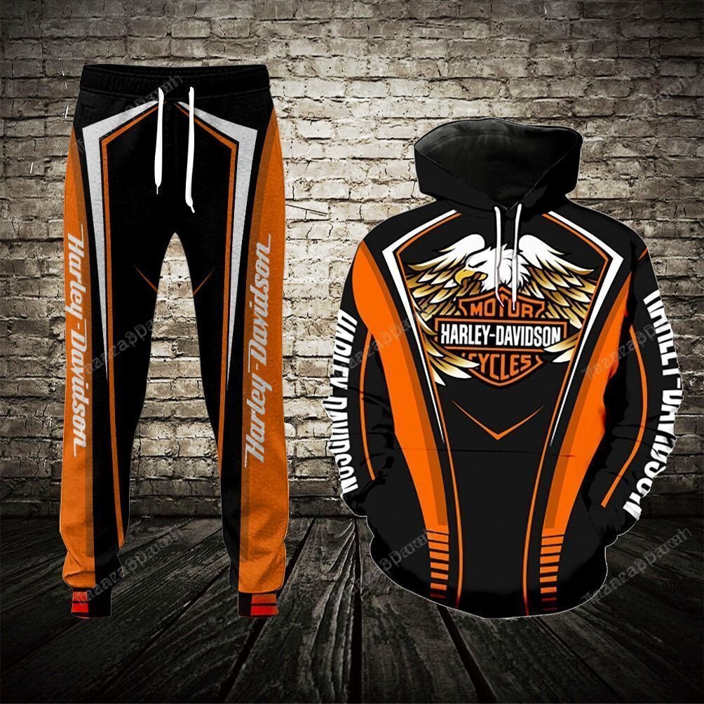 Harley Davidson Joggers/ Hoodie 008