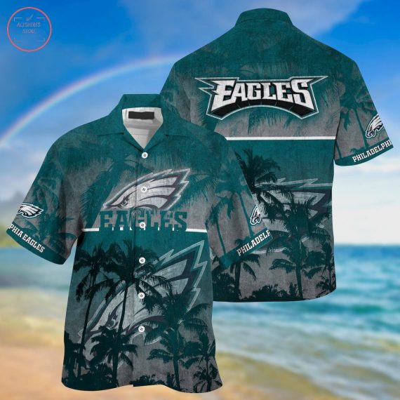 Gift For Husband Dad Philadelphia Eagles Palm Hawaii Shirt Ha63091