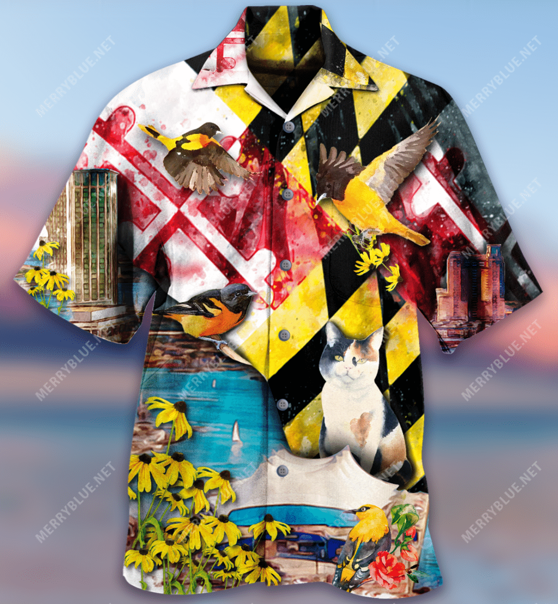 Beautiful Maryland State Hawaiian Shirt