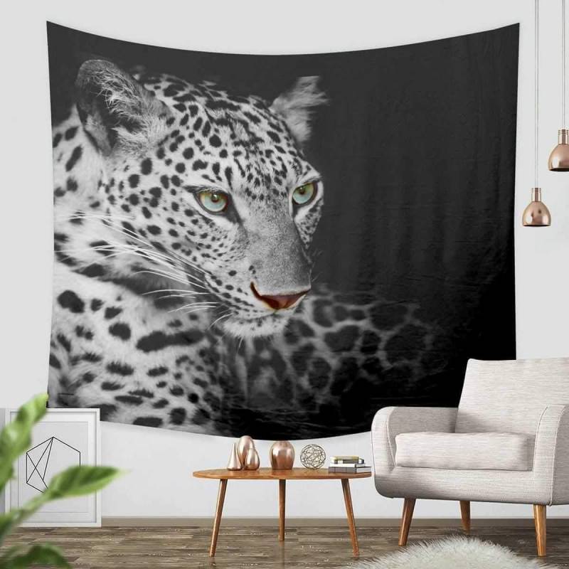 3D Custom Leopard Tapestry Throw Wall Hanging Bedspread