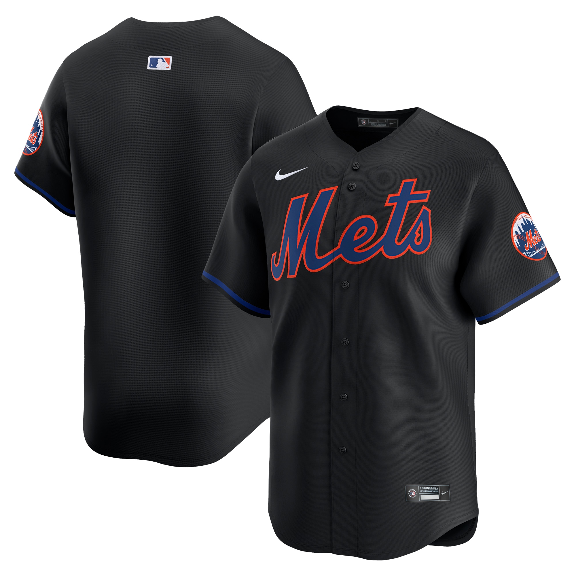 New York Mets Alternate Limited Jersey  Black