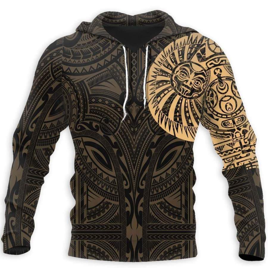 Tiki Ancestors All Over Hoodie HC2402