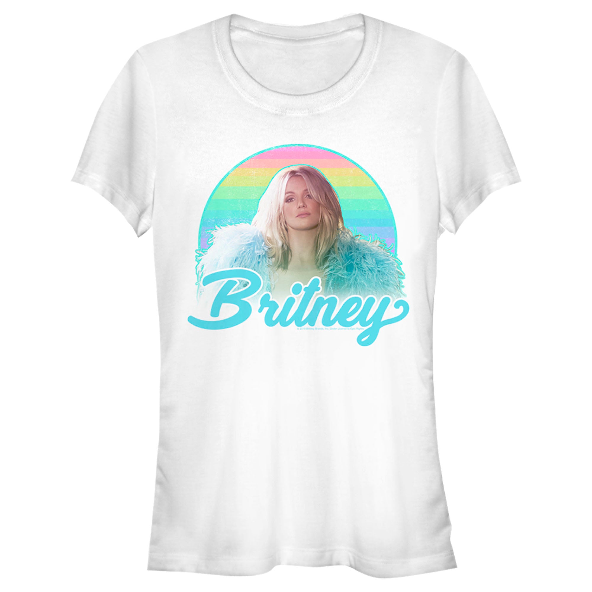 Britney Spears Junior’S Rainbow Star  T-Shirt