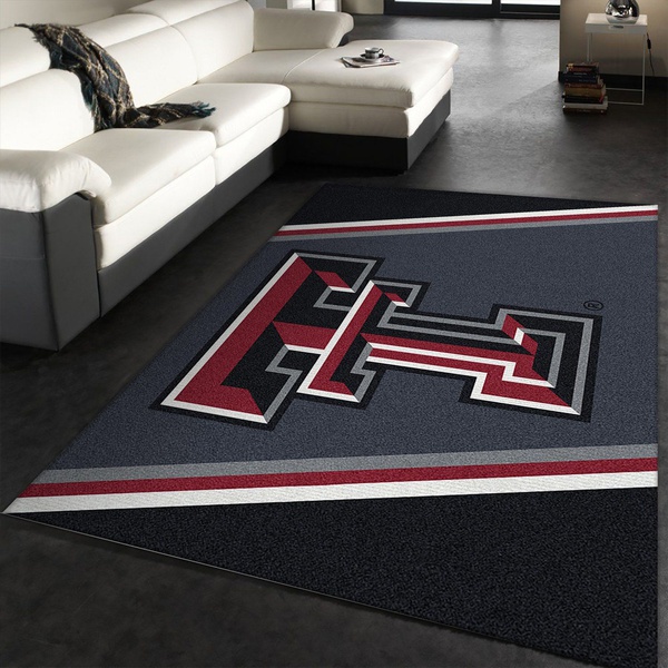 College Spirit Texas Tech Sport Area Rug Carpet Team Logo Family Gift US Decor