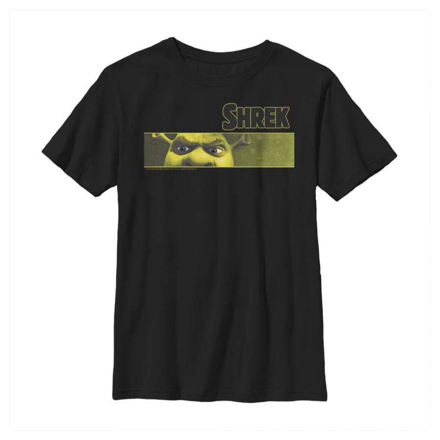 Shrek Boy’s Banner Eye Focus  T Shirt