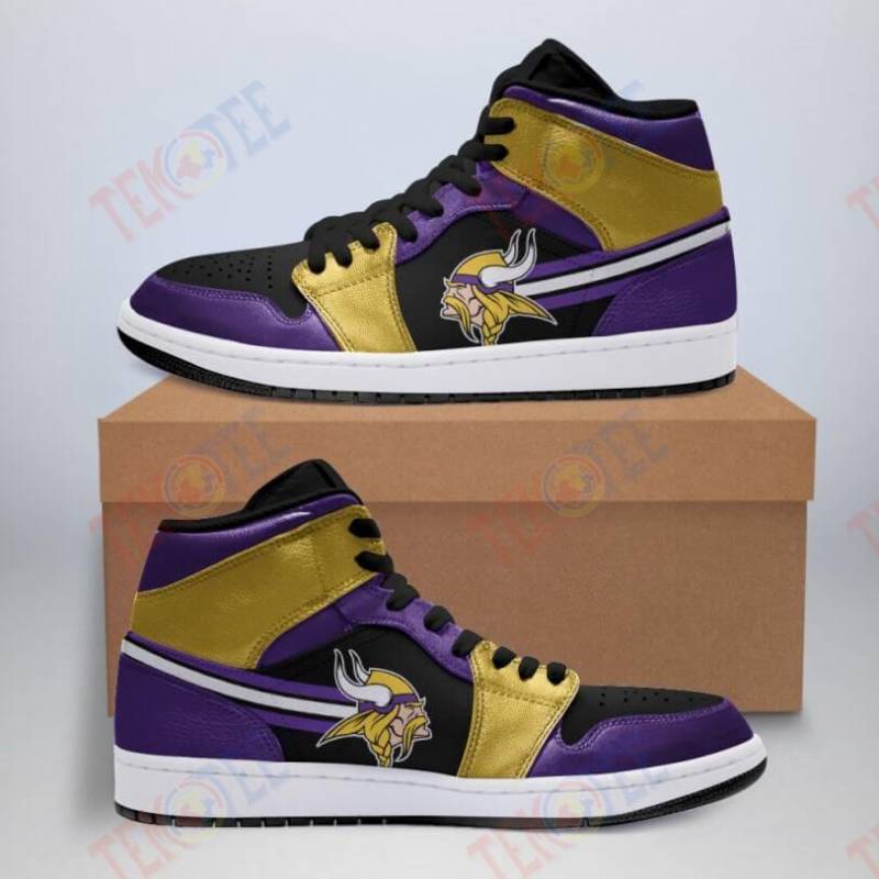 Mens Womens Minnesota Vikings Jordan Sneakers Shoes TMT941 – Fashion Store