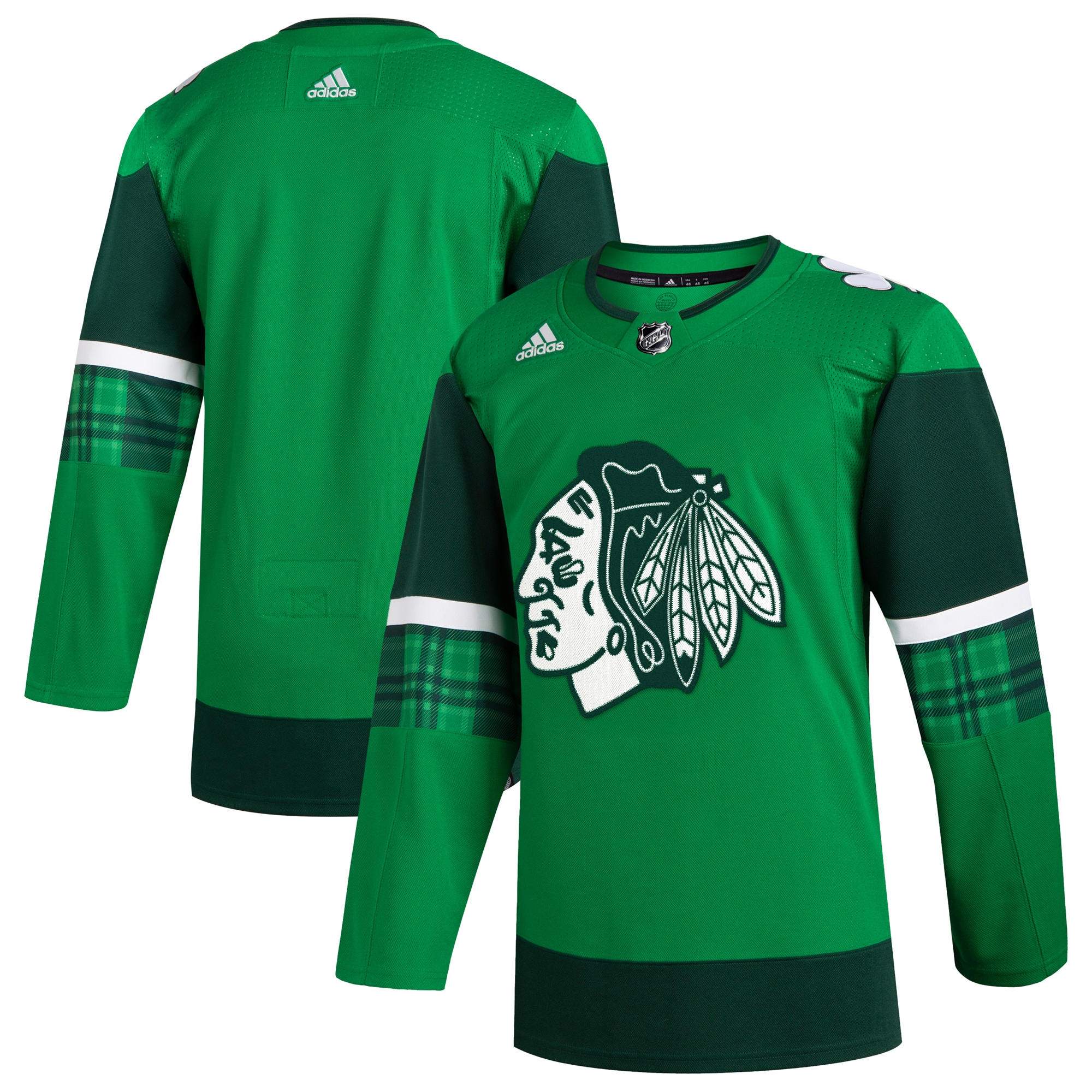 Chicago Blackhawks 2023 St. Patrick's Day Primegreen Authentic Jersey – Kelly Green