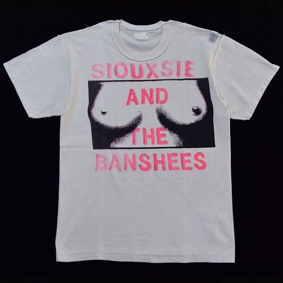 Vintage vivienne westwood And malcolm mclaren Siouxsie And Banshees Shirt 1988 Tour Tee Shirt Outfit  For Men  For Women