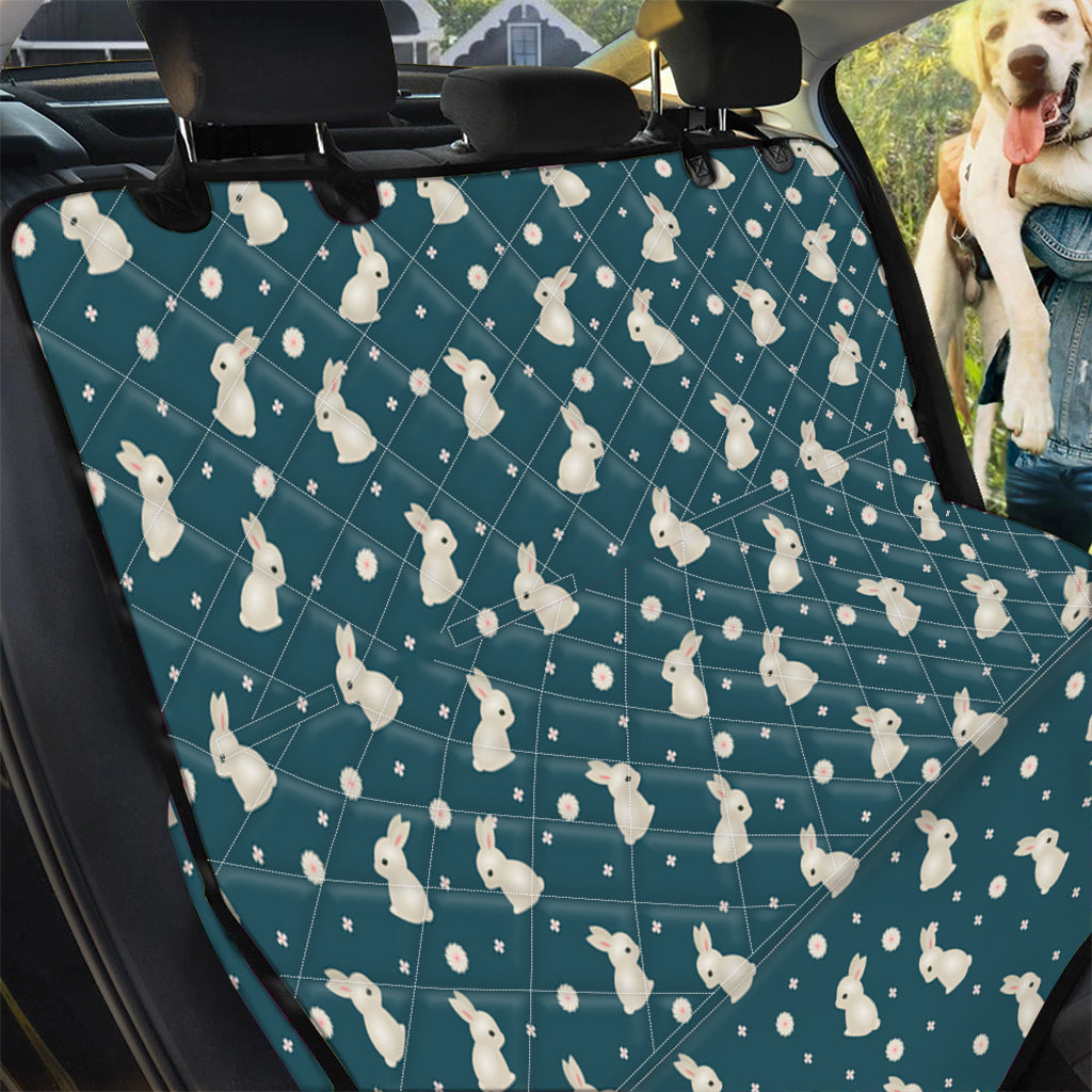 Baby Rabbit Pattern Print Pet Car Back Seat Cover