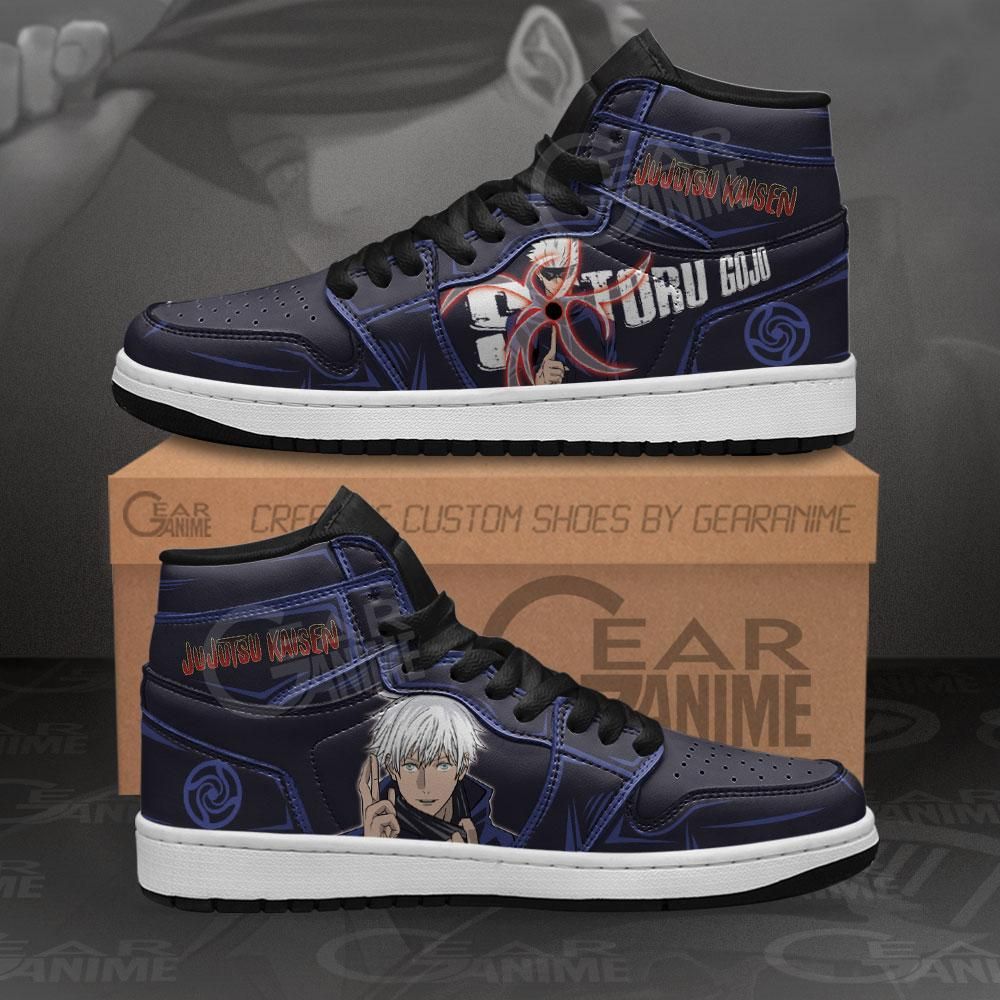 Satoru Gojo Jujutsu Kaisen Anime Mn11 Air Jordan Shoes Sport Sneakers