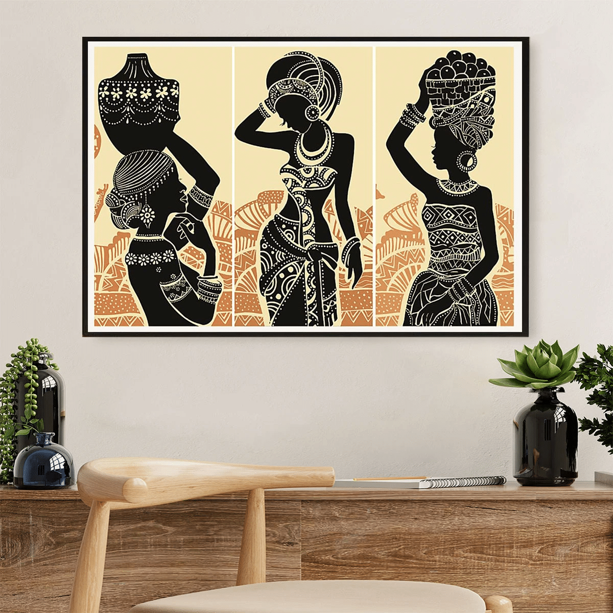 Women Art Poster Canvas – Black Pride – Gift For Black Girl Evg84624