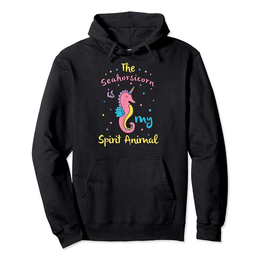 Seahorsicorn Is My Spirit Animal, SeaHorse Unicorn T Shirt Hoodie Premium Tee