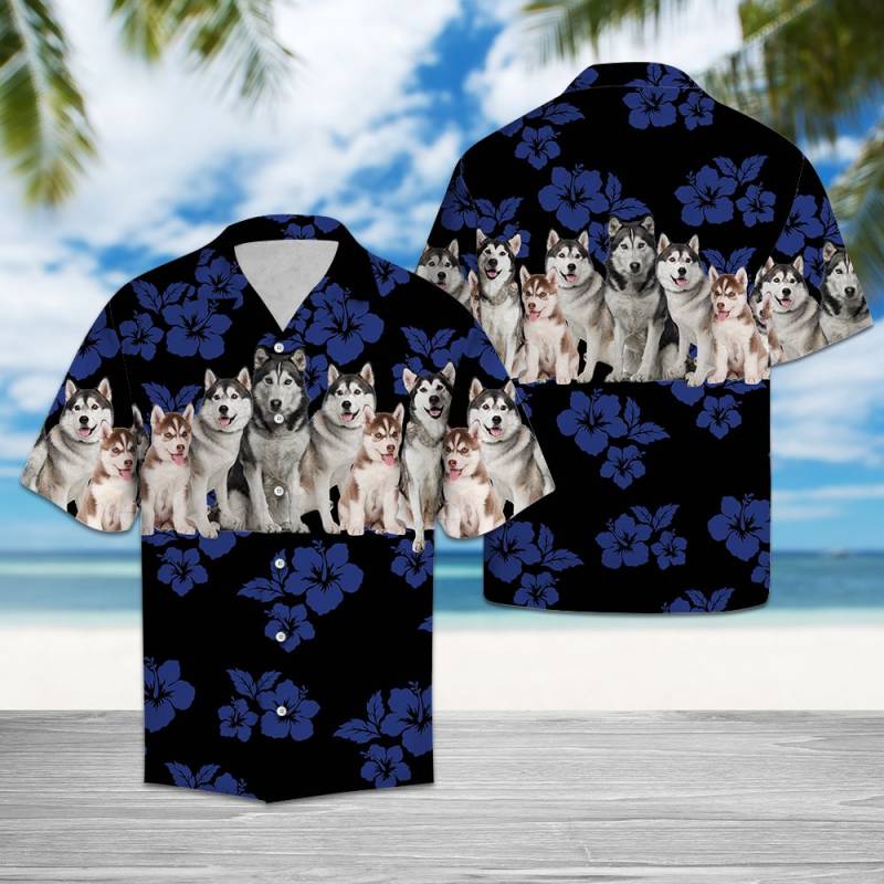 Awesome Siberian Husky TG5721 – Hawaiian Shirt