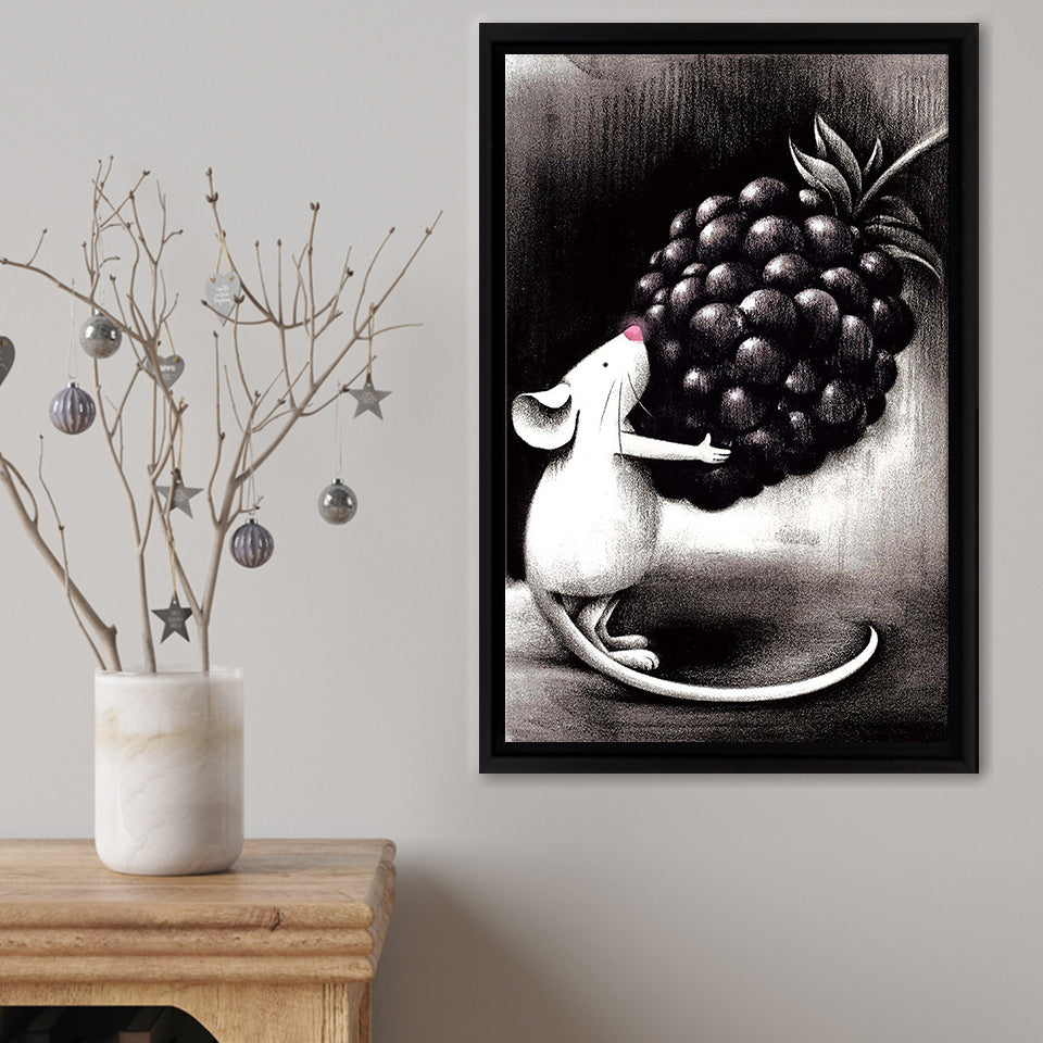 Token Of Friendship Framed Canvas Print – Canvas Painting, Canvas Art, Wall Art, Wall Decor