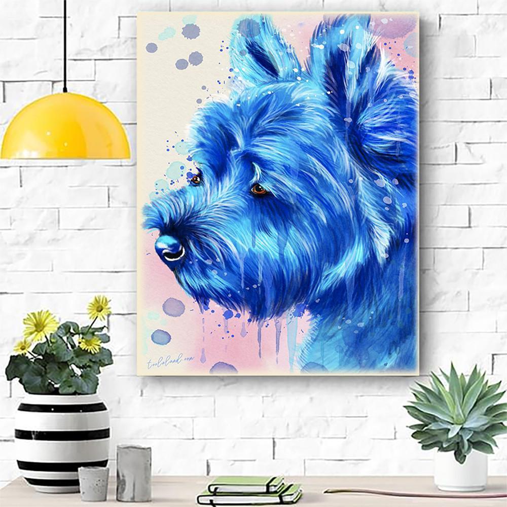 Yorkshire Terrier Canvas Room Home Decor Print Matte Canvas – Home Room Wall Decor Matte Canvas – Mostsuit