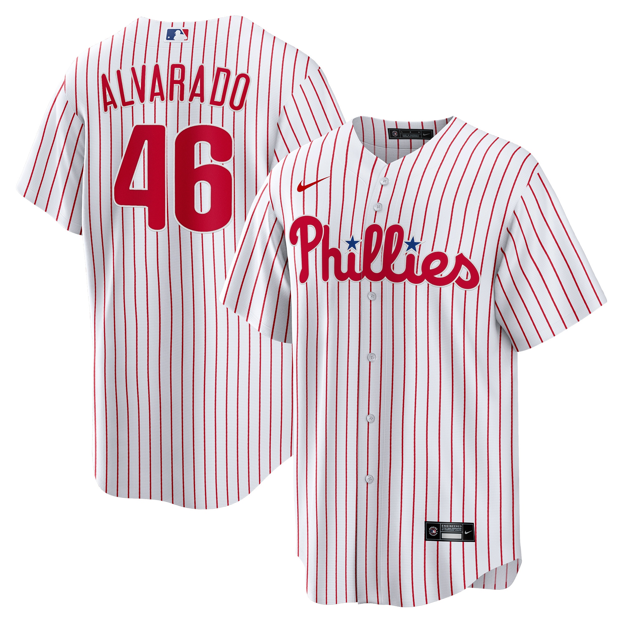 Men’s Philadelphia Phillies José Alvarado White Home  Player Jersey