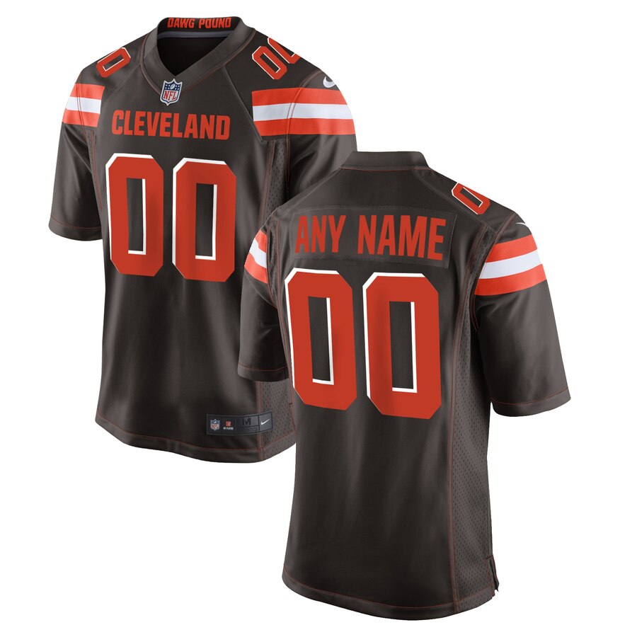 Cleveland Browns Nike Youth Custom Game Jersey – Brown