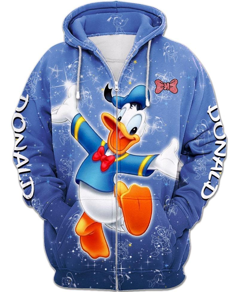 Donald Duck  Zip-Up Hoodie