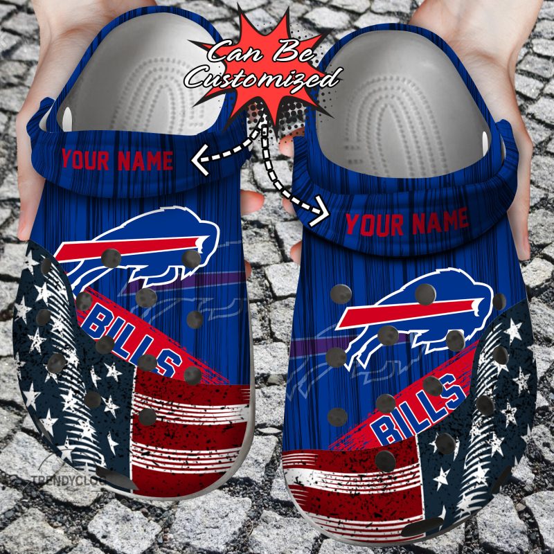 Custom US Flag BBills New clog Shoes