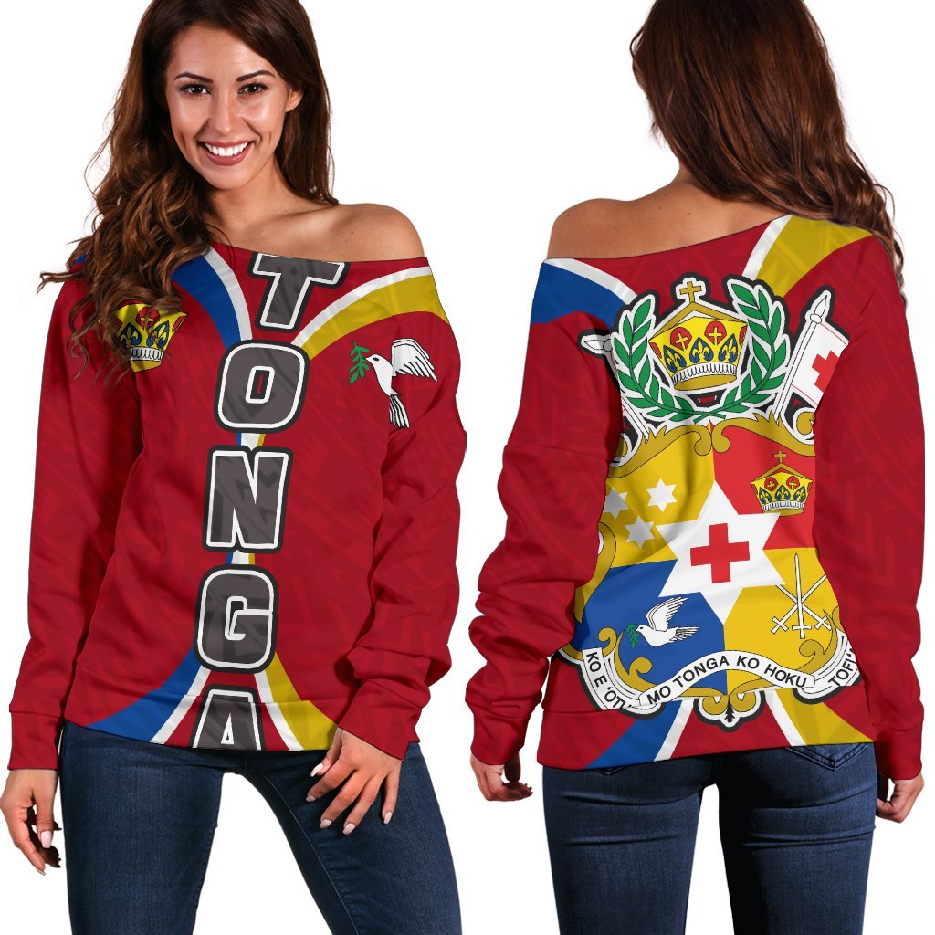 Tonga Polynesian Impact Version Shoulder Sweater