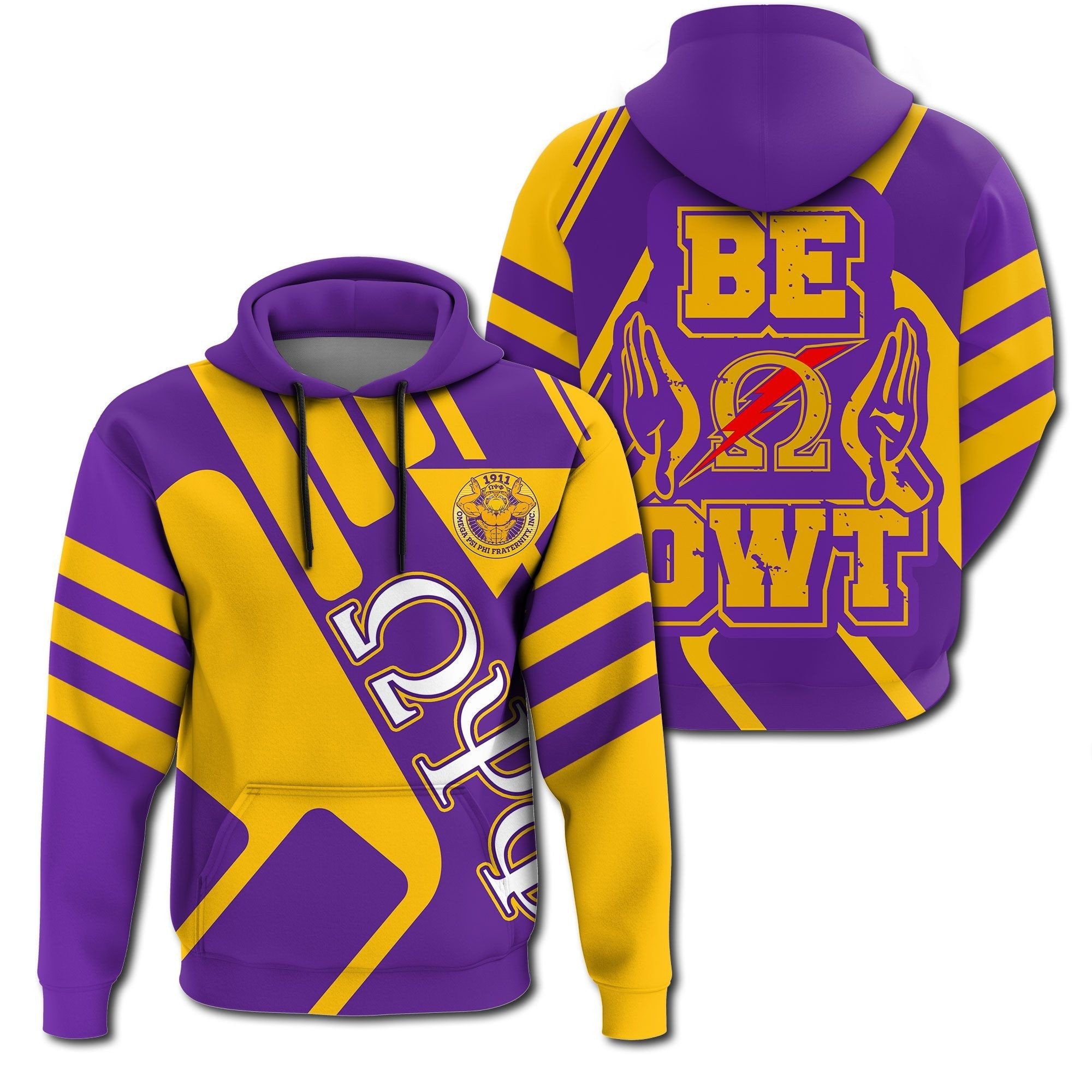 Fraternity Hoodie – Omega Psi Phi Be Owt Hoodie