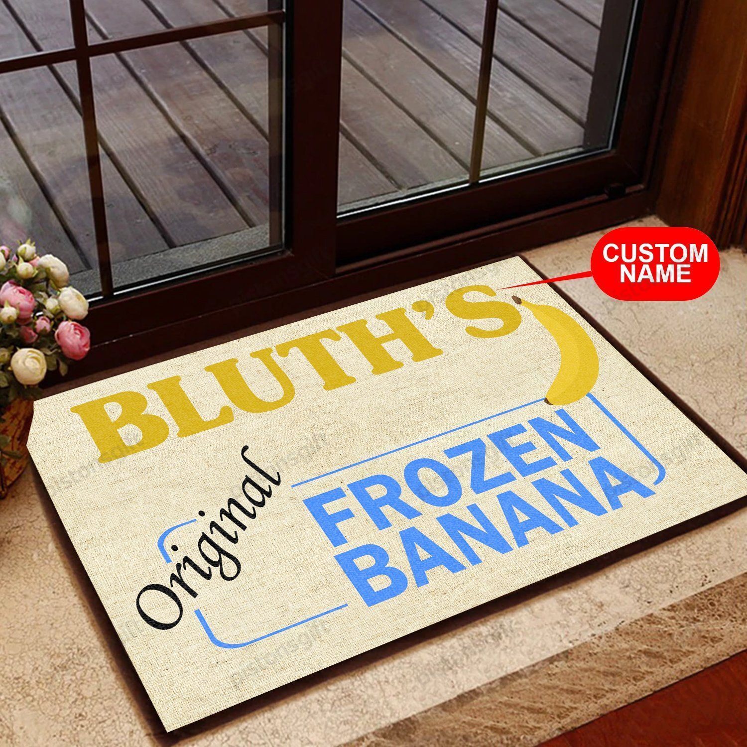 Original Frozen Banana Personalized All Over Printing Doormat