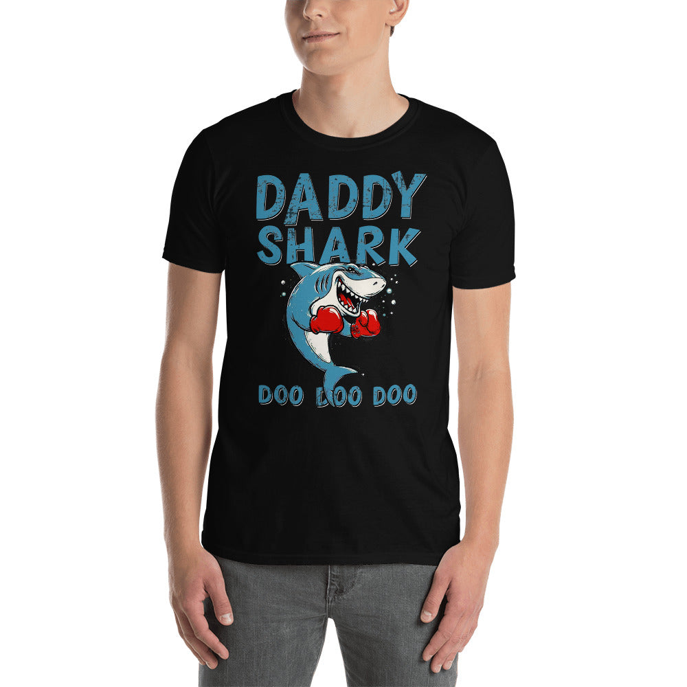 Vintage Boxing Shark Daddy Shark Doo Doo Unisex T-Shirt