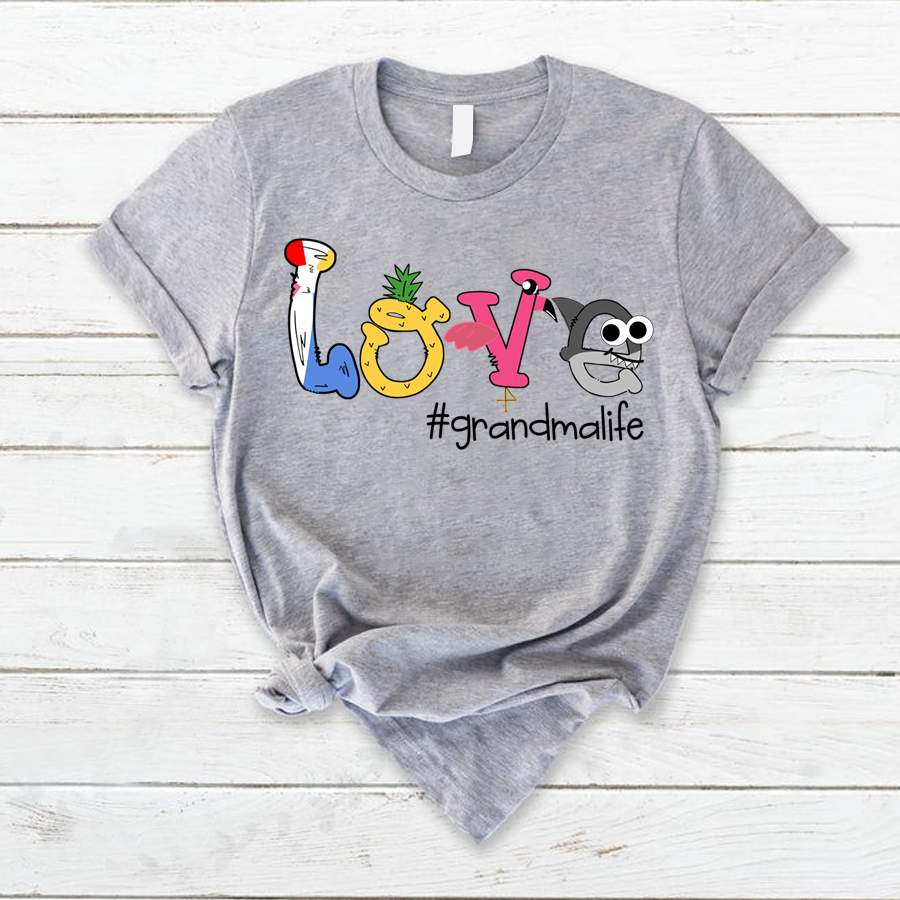 Personalized Love Grandma Life Summer Funny Shirt