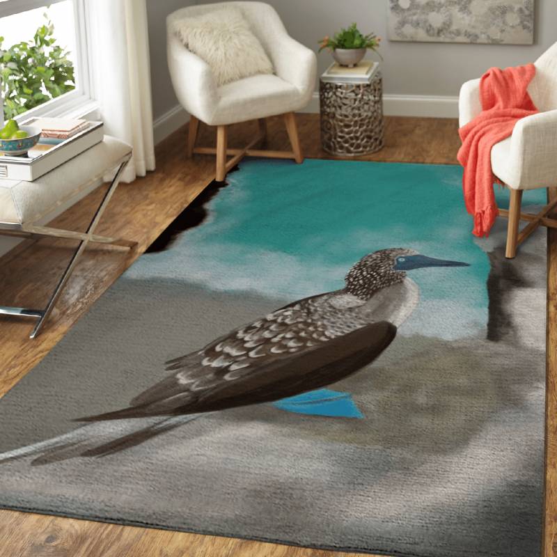 Piquero patas azules – Animals Area Rug Carpet