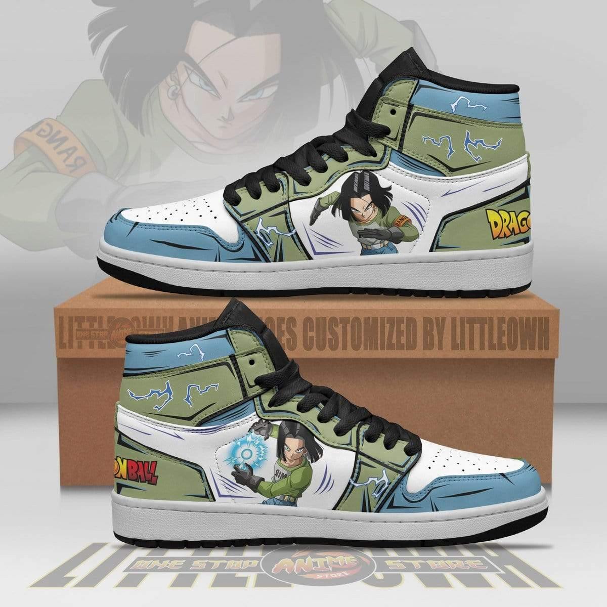 Android 17 Shoes Super Saiyan God Custom Anime Jd Sneakers