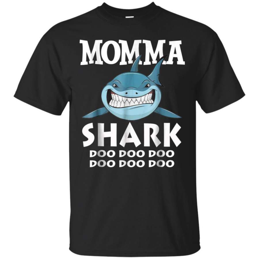 AGR Momma Shark Tshirt Doo Doo Doo  Family Gift Tshirt Jaq T-shirt