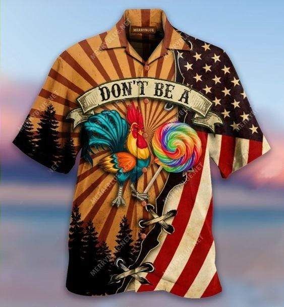 Hawaii Aloha Shirts Be A Rooster Lollipop Ha46253