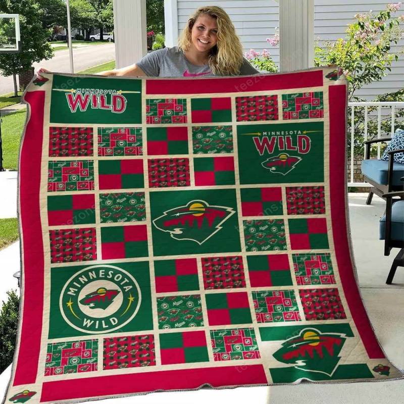 Minnesota Wild Ver1 Blanket TH2906 Quilt